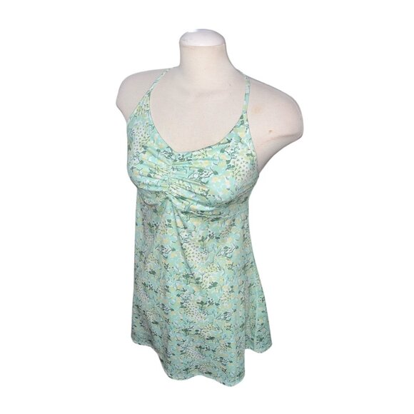 Halara Floral Print 2 Piece Backless Mini Casual Active Dress Sz Medium Womens B - Picture 7 of 14